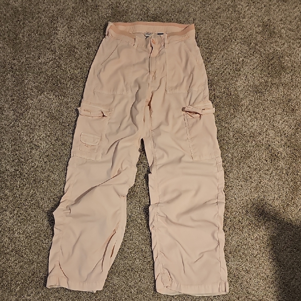 Women's Pink Cargo Pants